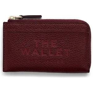 Marc Jacobs The Leather Top Zip Multi Wallet - Burgundy/Cherry